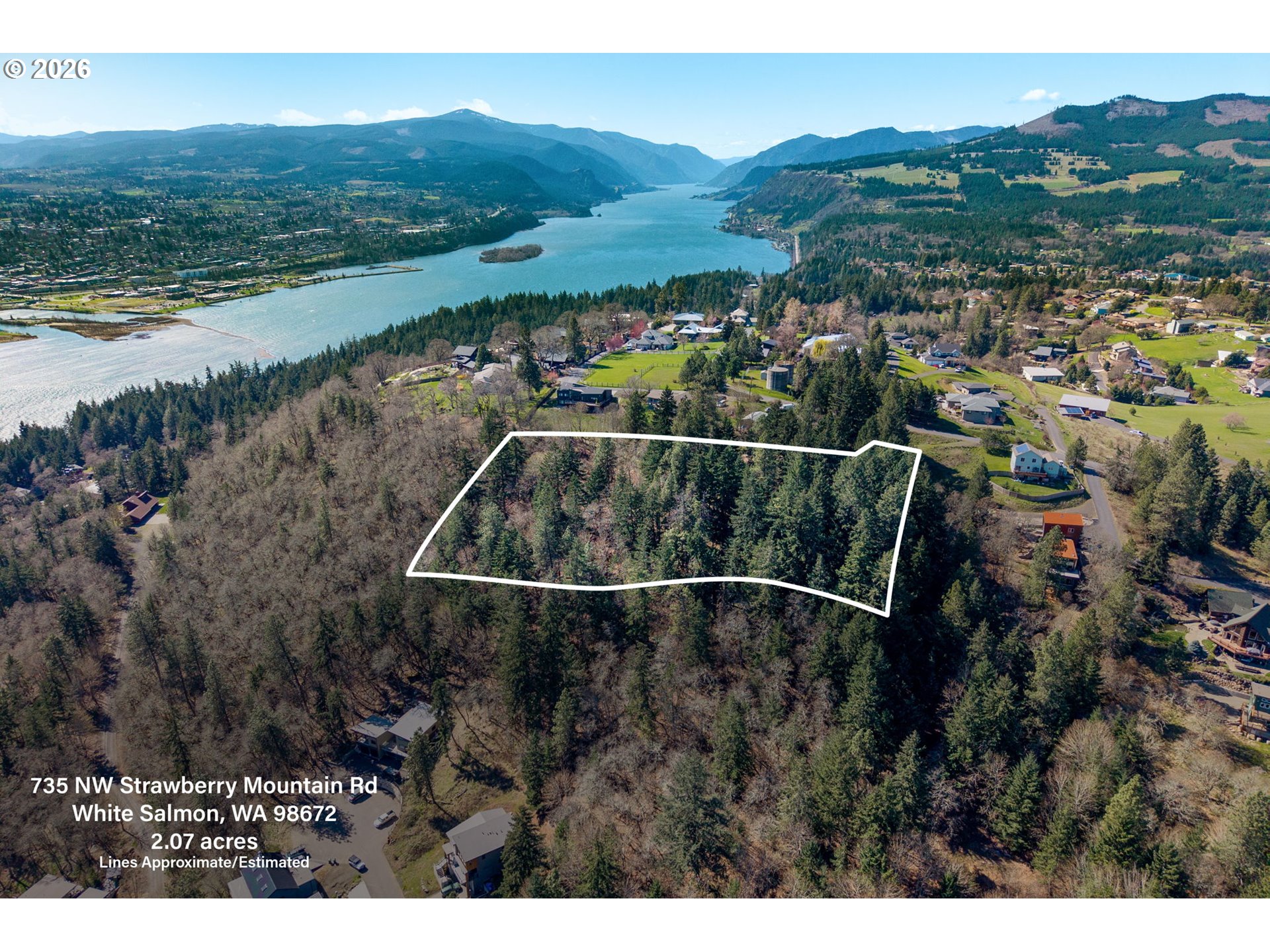 735 Northwest Strawberry Mountain Road White Salmon, WA 98672 - Photo 2 of 25 a view of a city