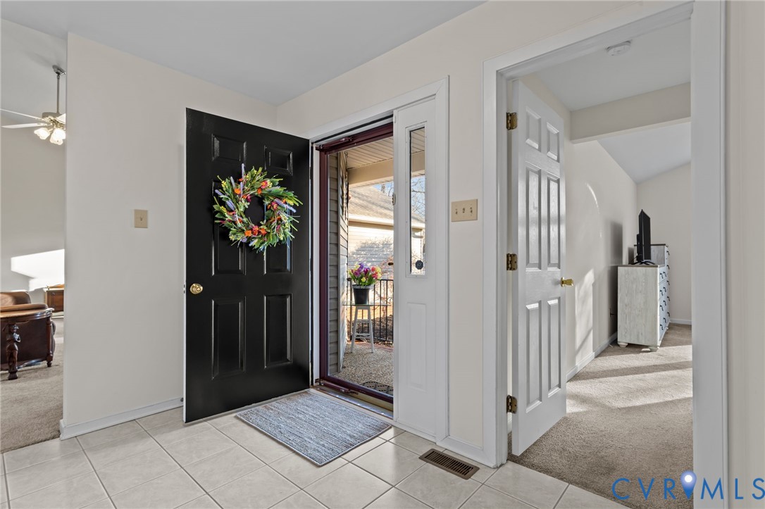 518 Rebel Ridge Road Colonial Heights, VA 23834 - Photo 29 of 44 a view of an entryway with a livingroom