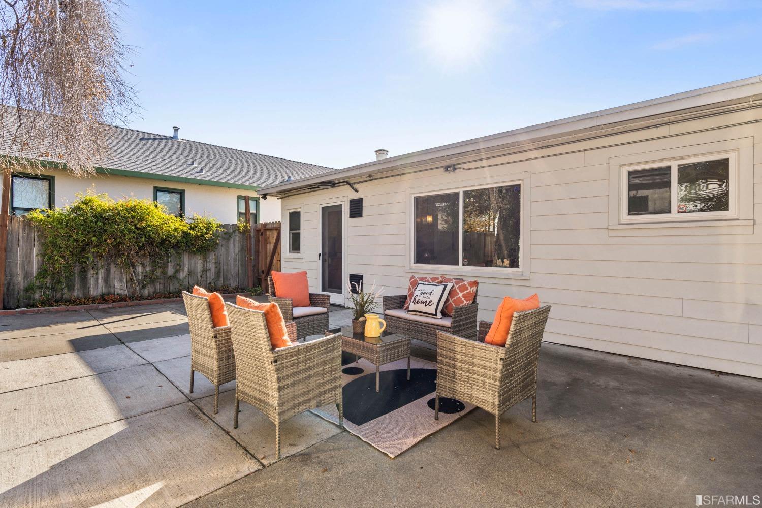 1854 Key Boulevard El Cerrito, CA 94530 - Photo 24 of 43 a backyard of a house with outdoor seating