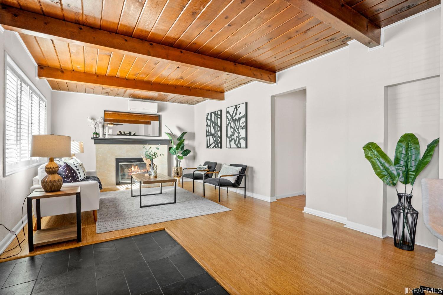 1854 Key Boulevard El Cerrito, CA 94530 - Photo 9 of 43 a living room with furniture and a potted plant
