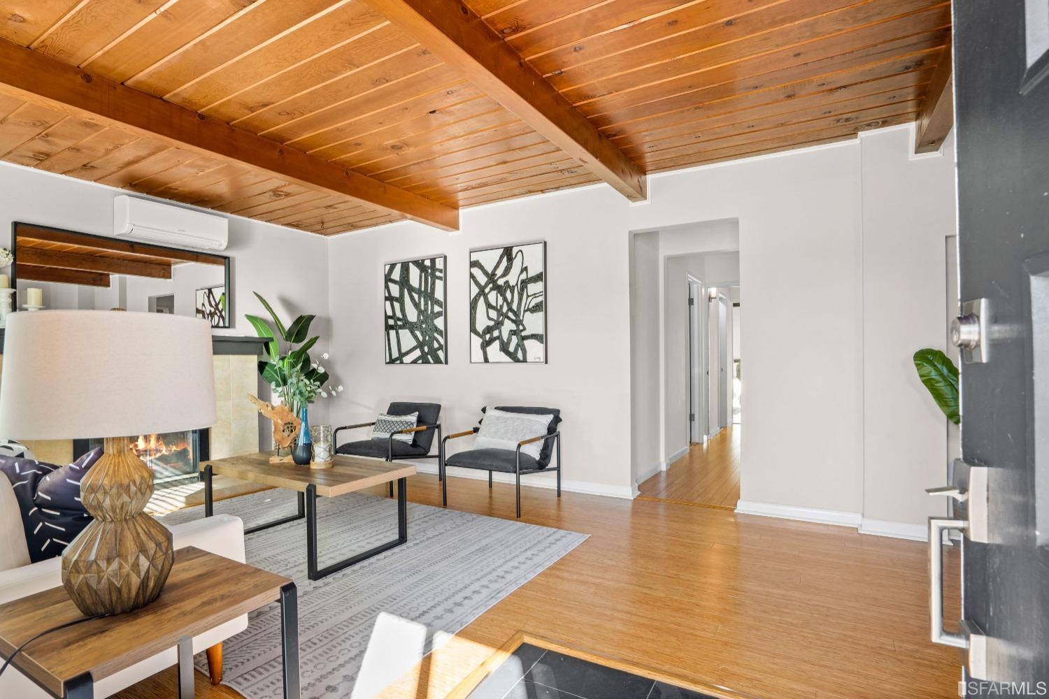 1854 Key Boulevard El Cerrito, CA 94530 - Photo 10 of 43 a living room with furniture and wooden floor