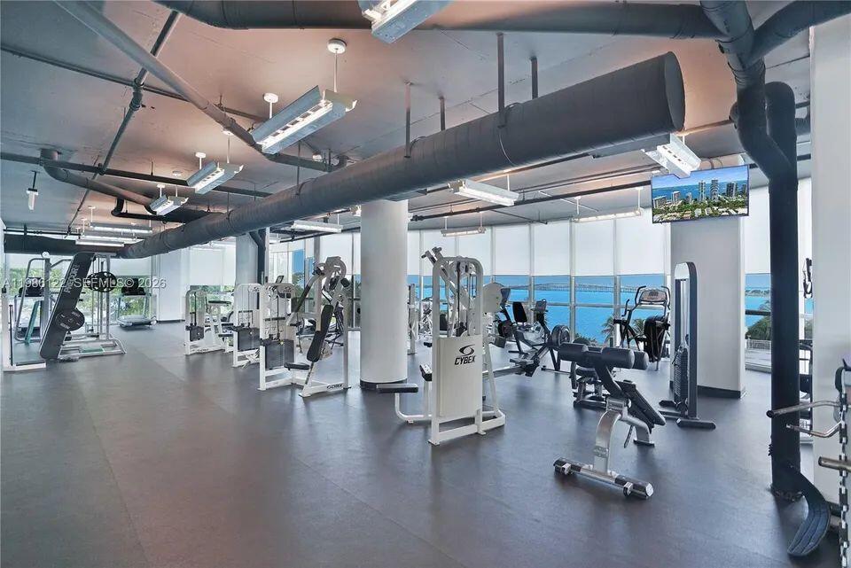 2101 Brickell Avenue, Unit 507 Miami, FL 33129 - Photo 24 of 25 a view of a room with gym equipment