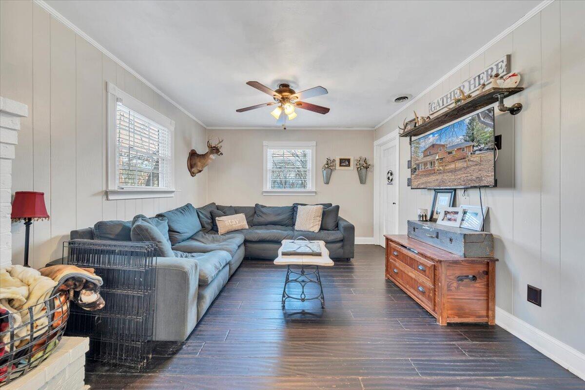 2166 Ruritan Road Roanoke, VA 24012 - Photo 27 of 46 a living room with furniture and wooden floor