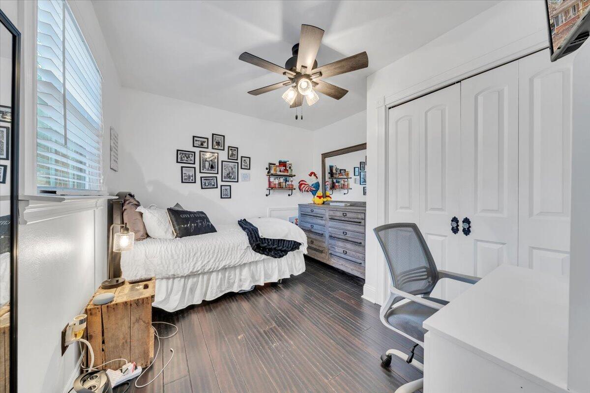 2166 Ruritan Road Roanoke, VA 24012 - Photo 31 of 46 a bedroom with furniture and wooden floor