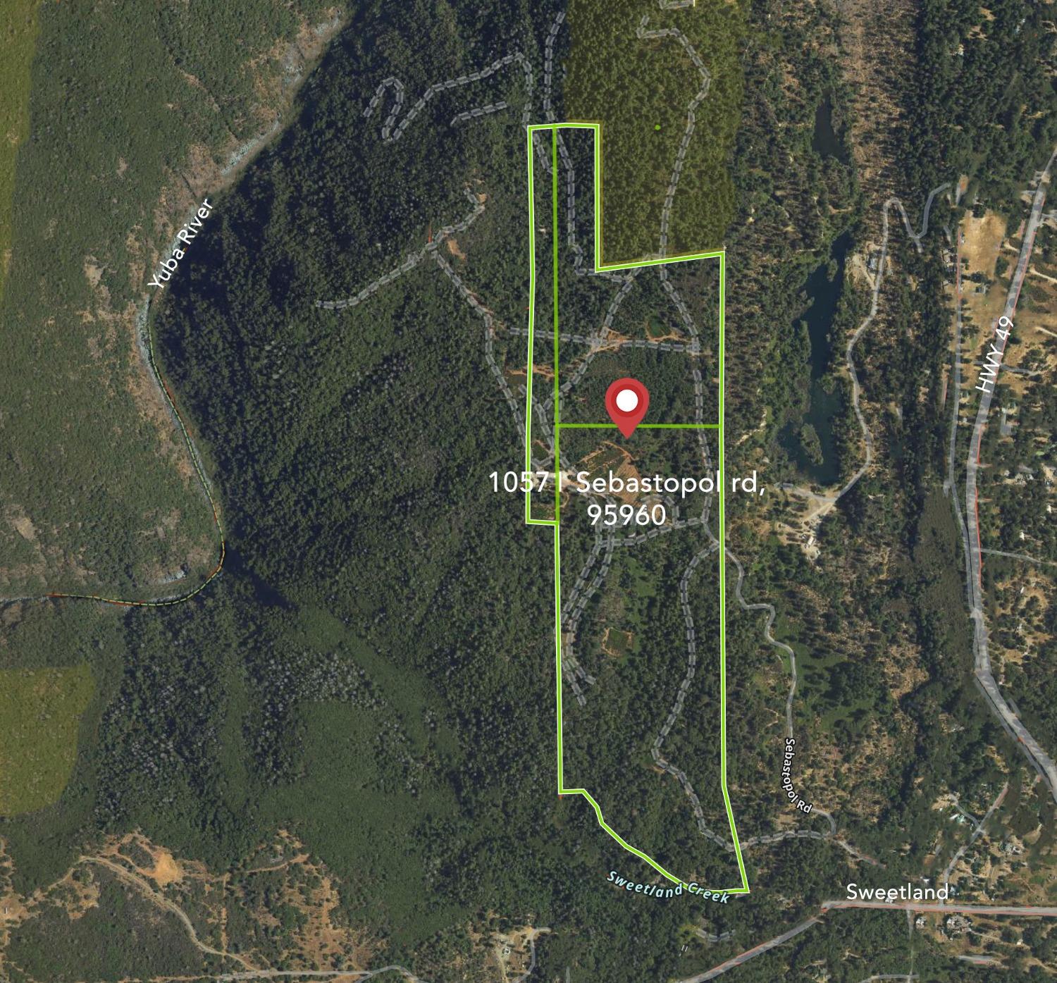 10571 Sebastopol Road North San Juan, CA 95960 - Photo 48 of 49 showing all 3 parcels for a total of 163 acres