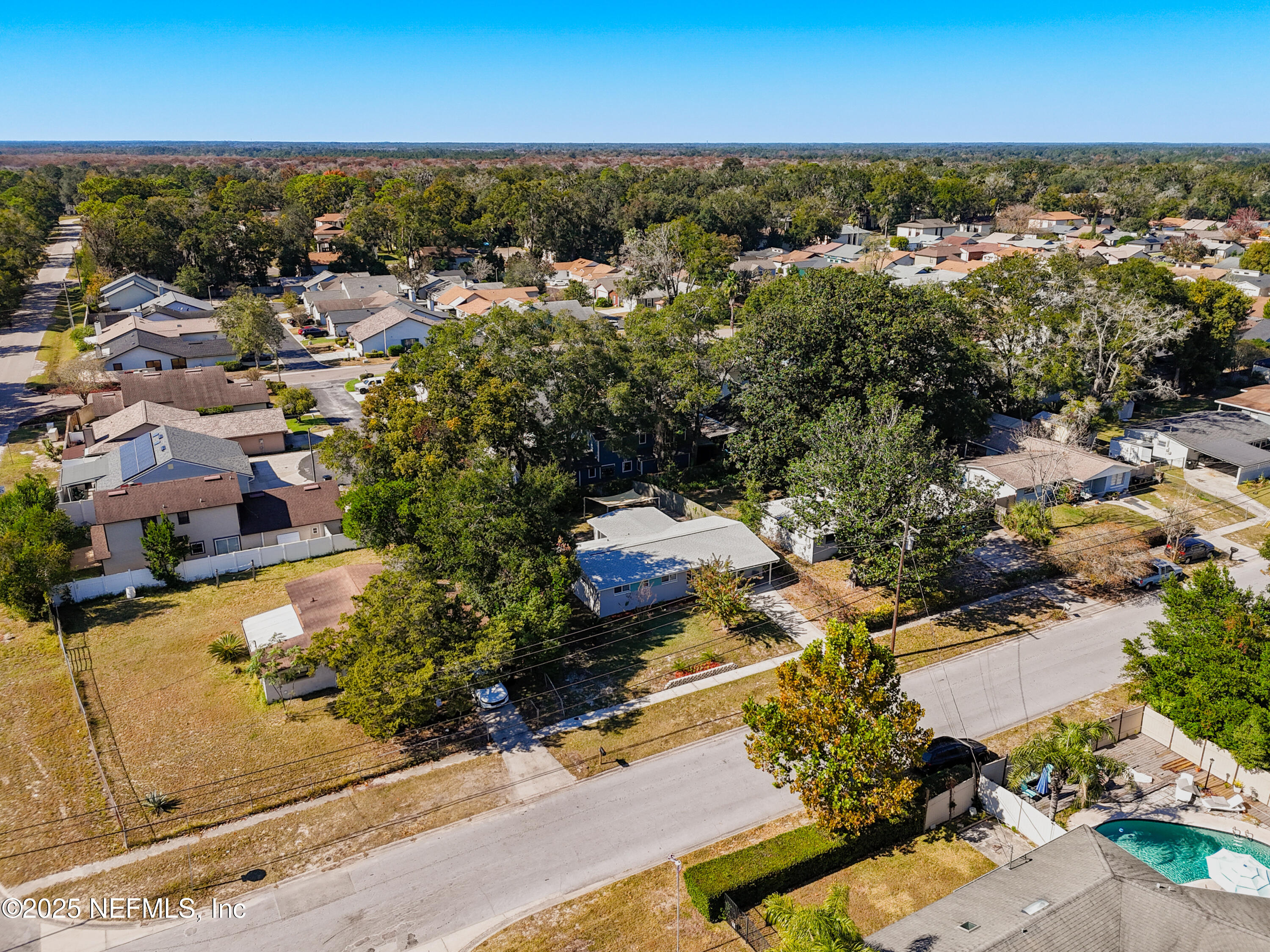 205 Noel Road Orange Park, FL 32073 - Photo 81 of 84 an aerial view of residential houses with outdoor space