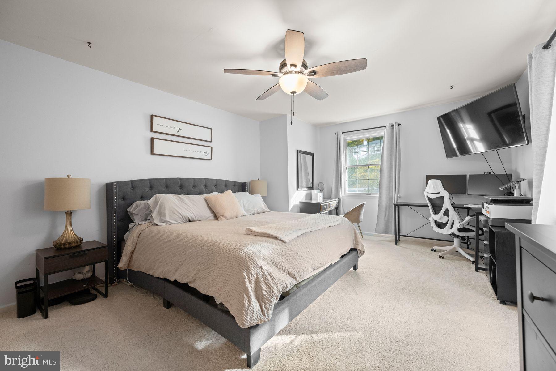 188 Arden Road Conshohocken, PA 19428 - Photo 18 of 39 a bedroom with bed tv and a window