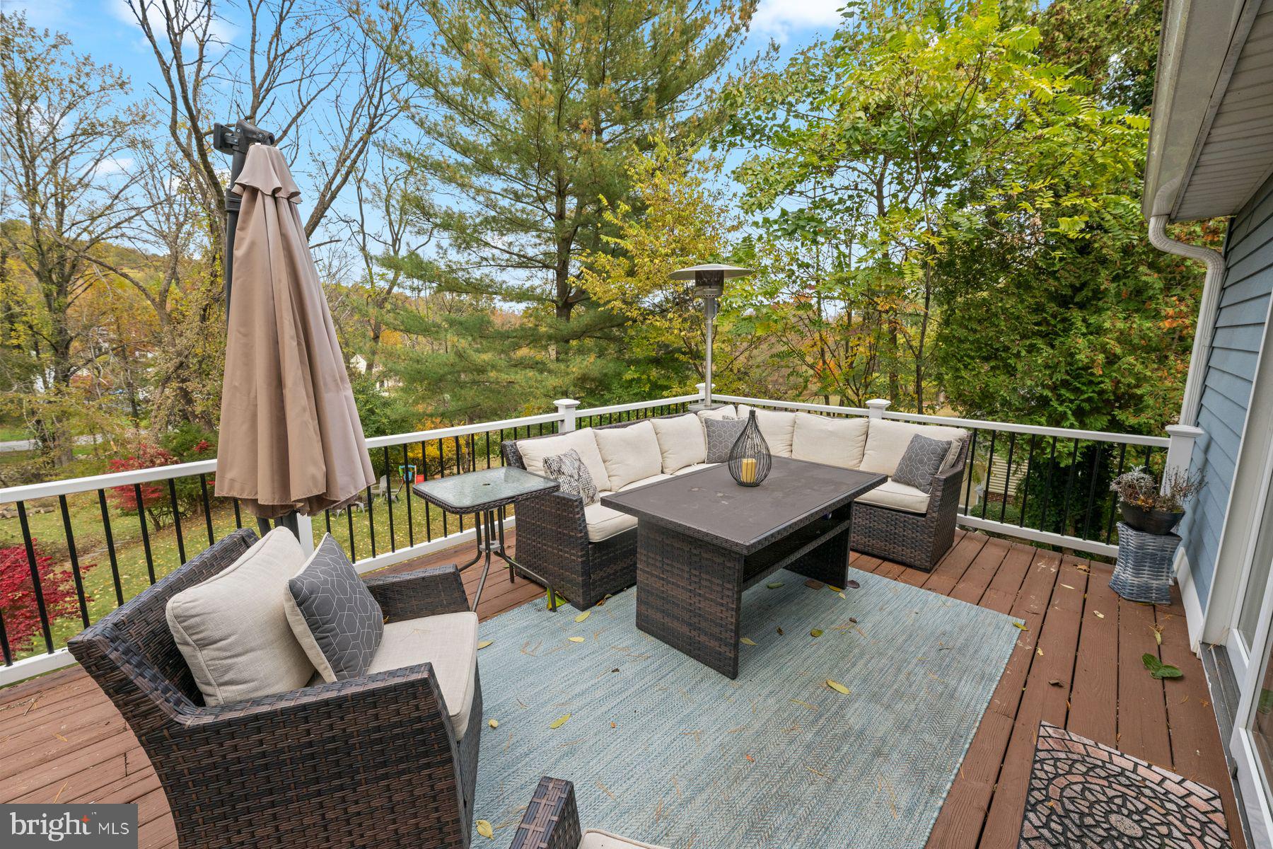 188 Arden Road Conshohocken, PA 19428 - Photo 26 of 39 a view of sitting area with furniture on wooden deck