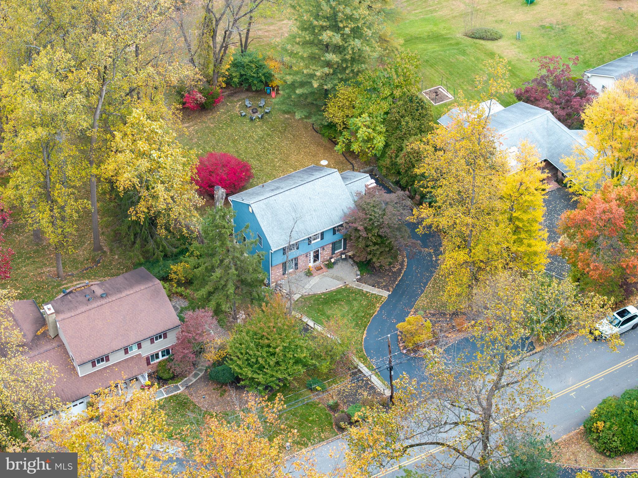 188 Arden Road Conshohocken, PA 19428 - Photo 39 of 39 a aerial view of a house with swimming pool and garden