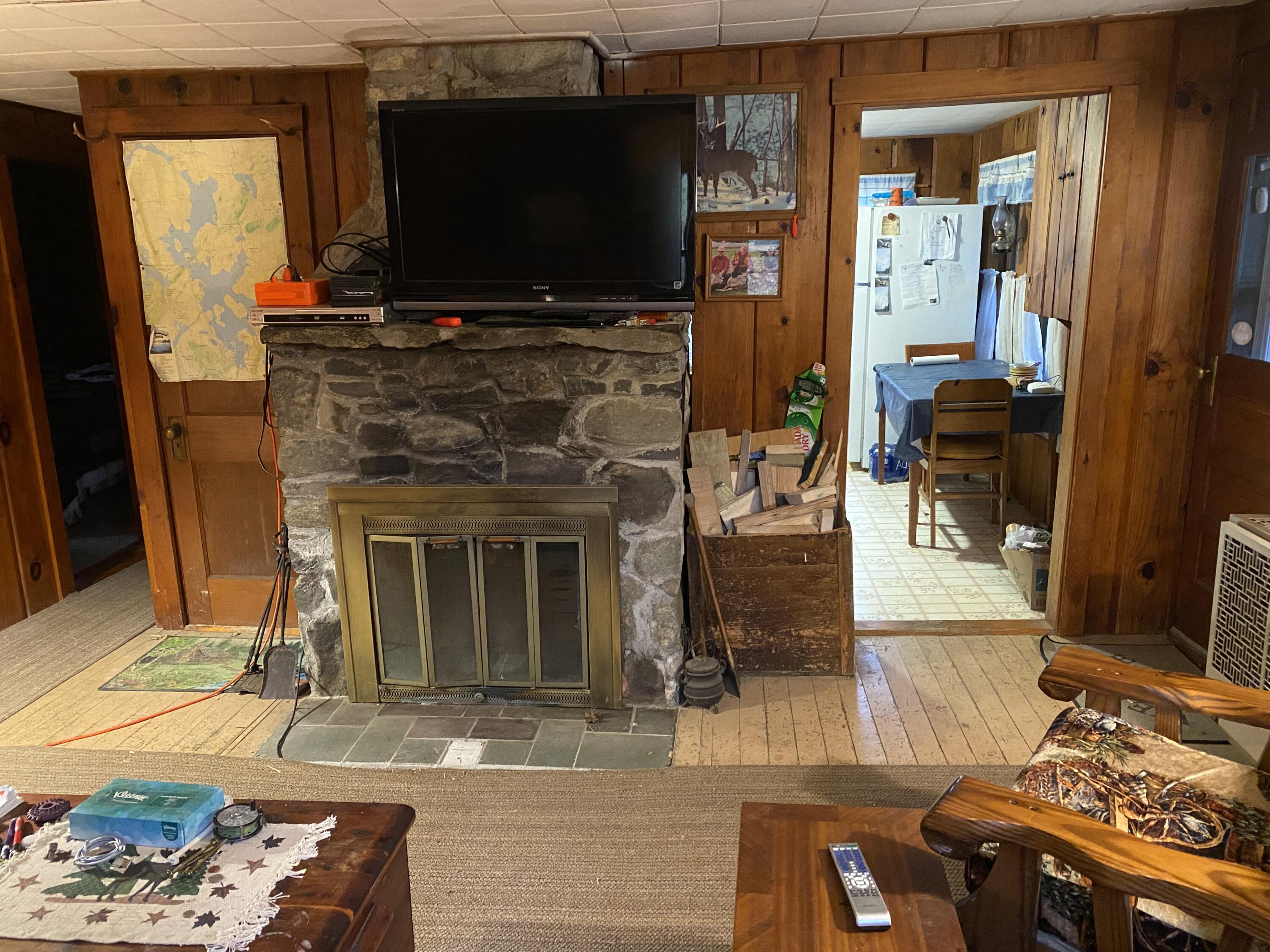 72 Jackman Road Rockwood, ME 04478 - Photo 6 of 12 Fireplace