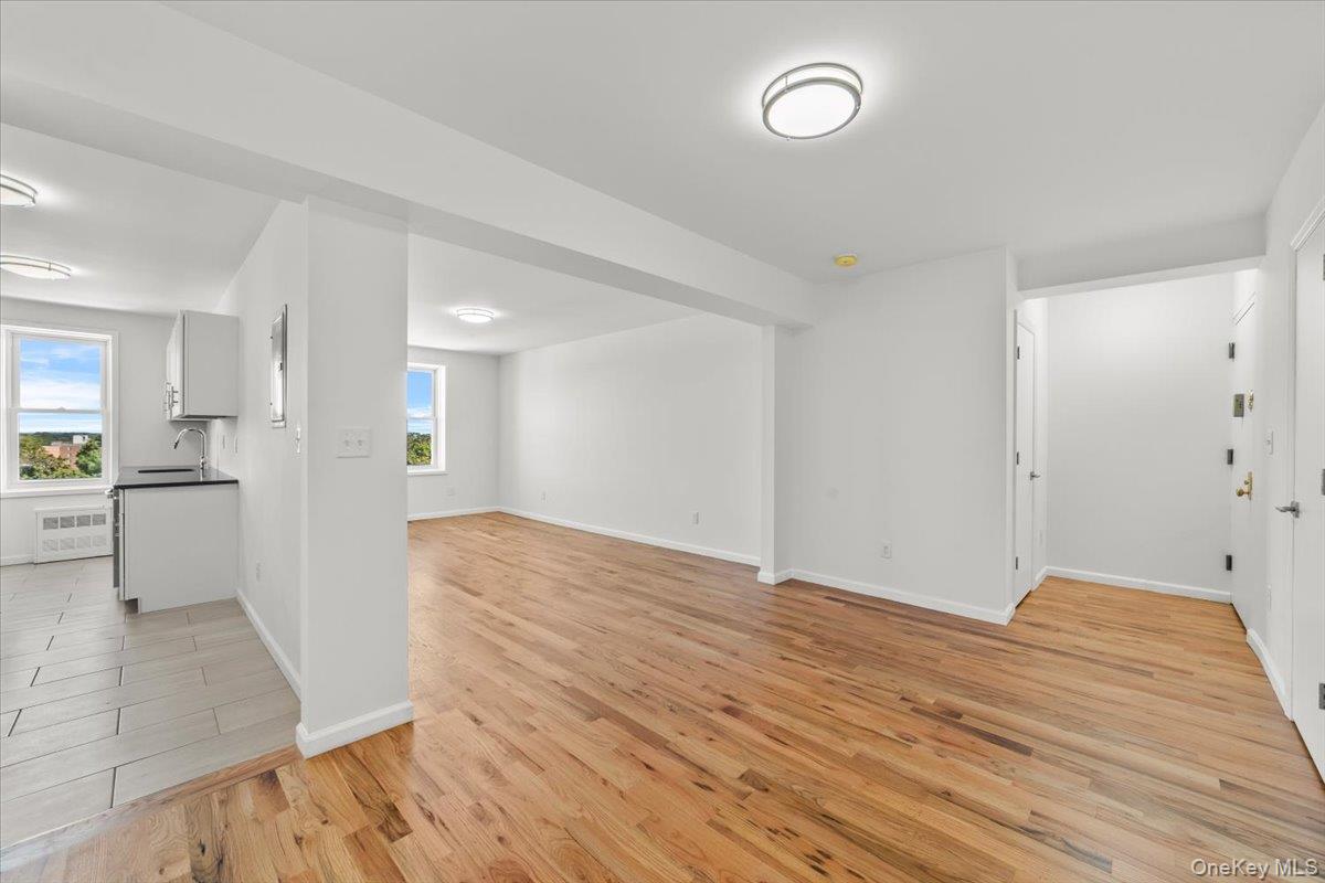 90 Union Street, Unit 6G New Rochelle, NY 10805 - Photo 10 of 20 a view of kitchen with wooden floor