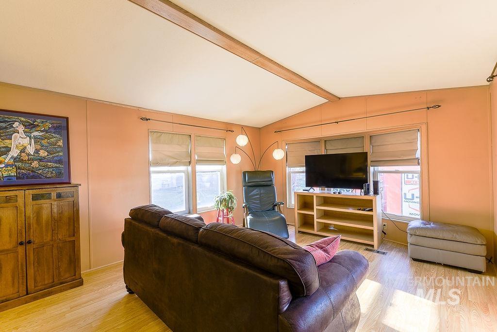 4325 Lenville Road, Unit 34 Moscow, ID 83843 - Photo 9 of 39 Living area with light wood-style floors