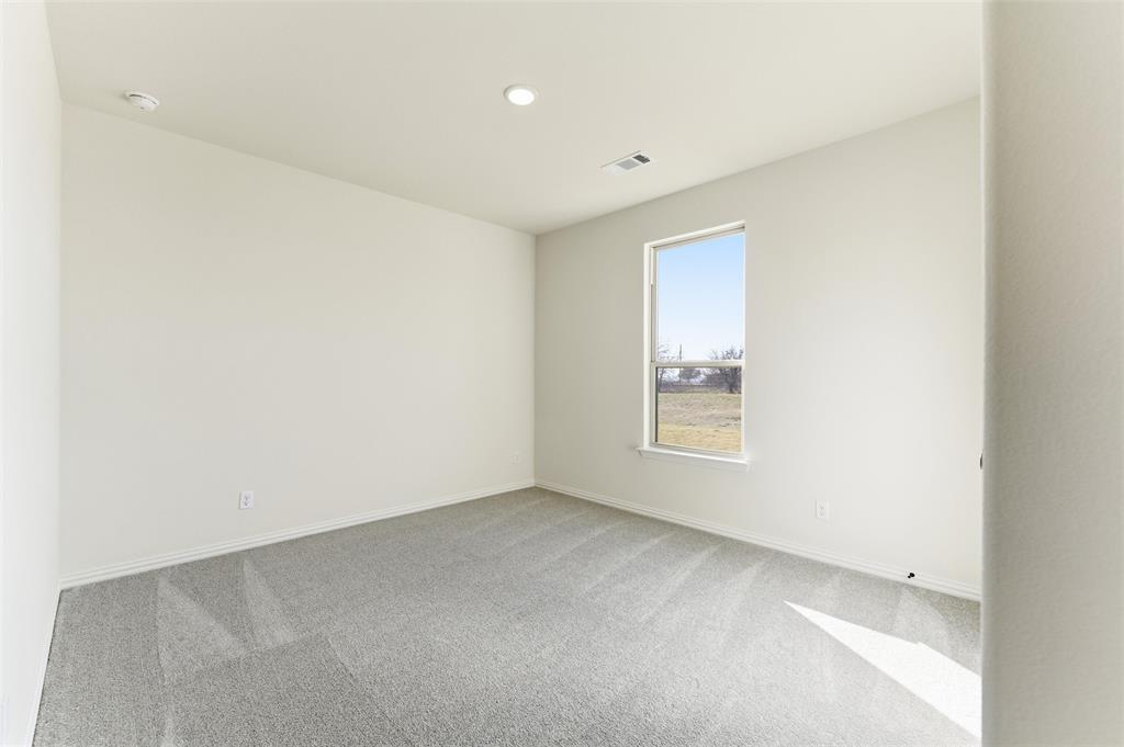 185 Brandywine Trail Rhome, TX 76078 - Photo 25 of 27 Unfurnished room featuring carpet floors and recessed lighting