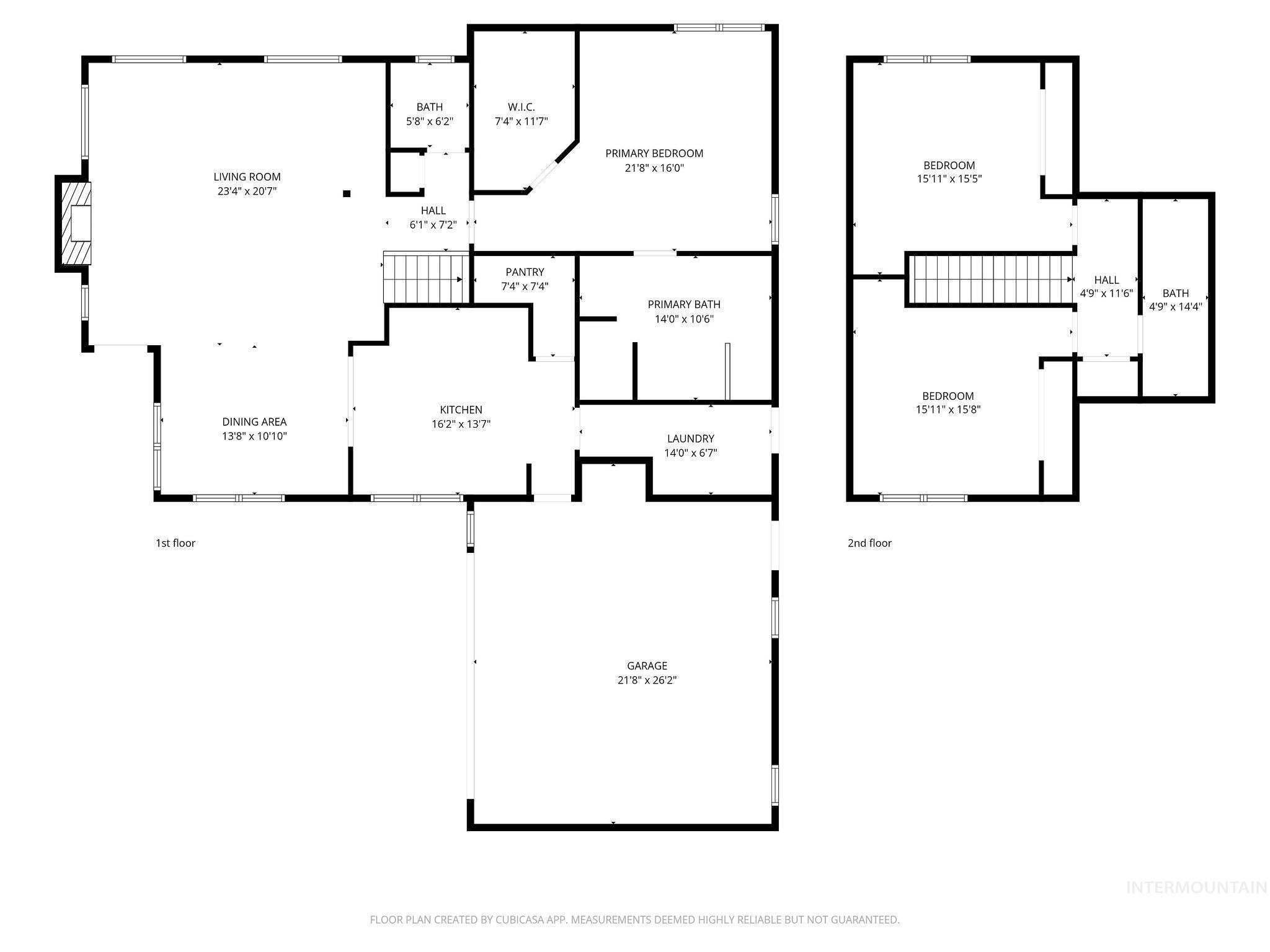 215 South Spring Lake Way Star, ID 83669 - Photo 50 of 50 View of property floor plan
