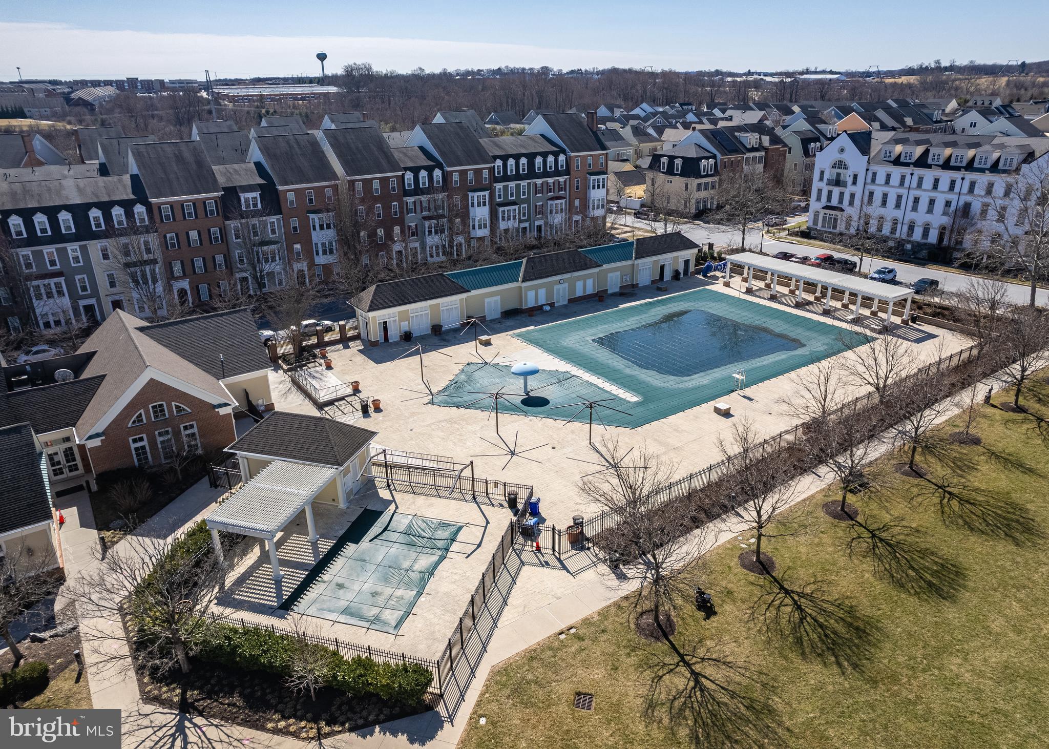 7662 Maple Lawn Boulevard, Unit 26 Fulton, MD 20759 - Photo 32 of 37 a view of a patio with swimming pool