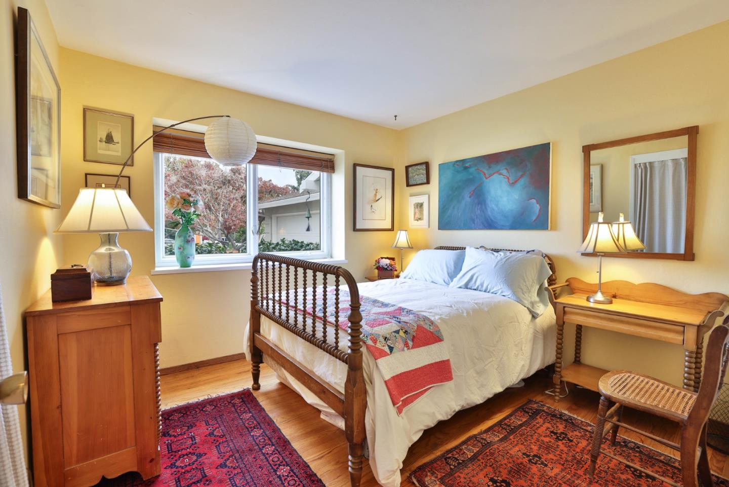 3772 Thrush Way Santa Clara, CA 95051 - Photo 11 of 21 a bedroom with a bed and wooden floor