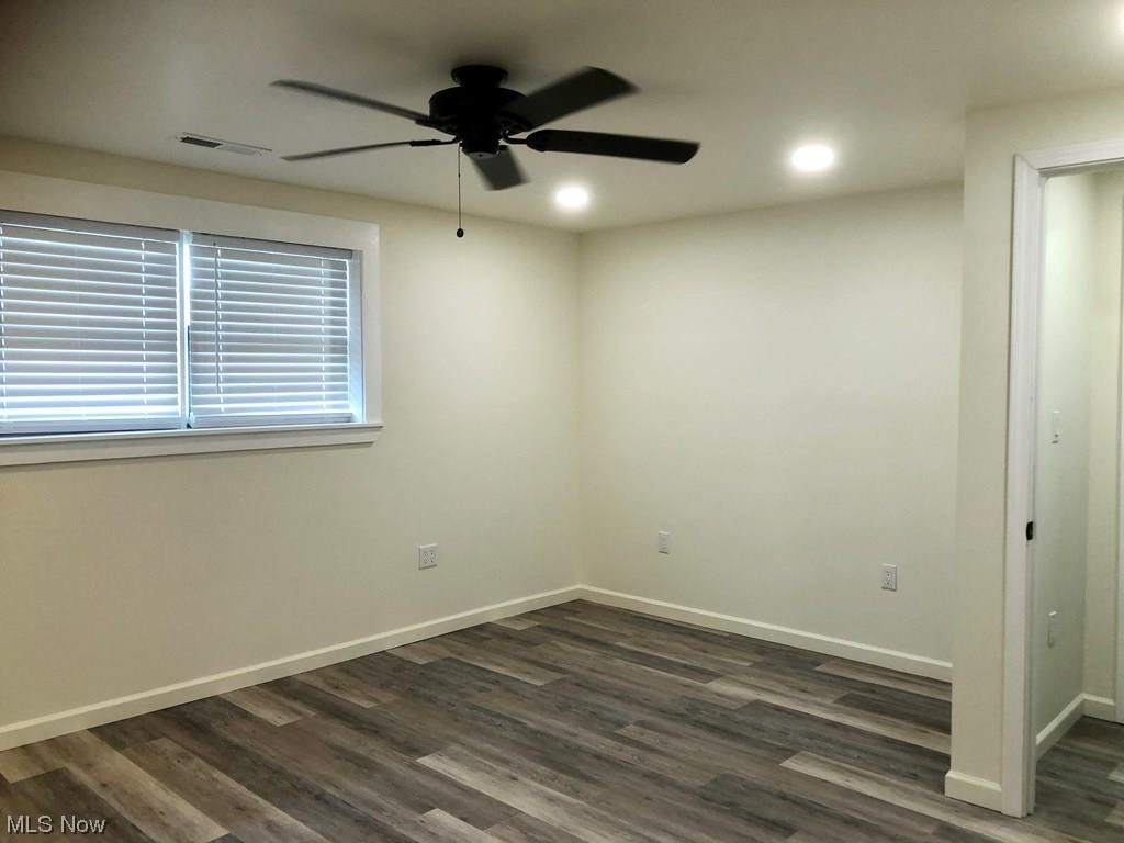 756 Northview Road Wellsburg, WV 26070 - Photo 17 of 25 Spare room featuring light hardwood flooring and ceiling fan