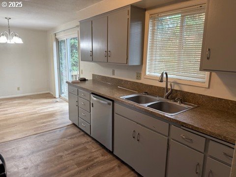 4695 Fox Hollow Road Eugene, OR 97405 - Photo 4 of 9 a kitchen with a sink and cabinets