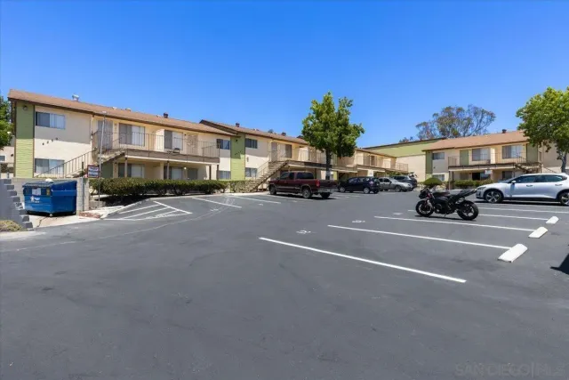 a car parked in front of a house