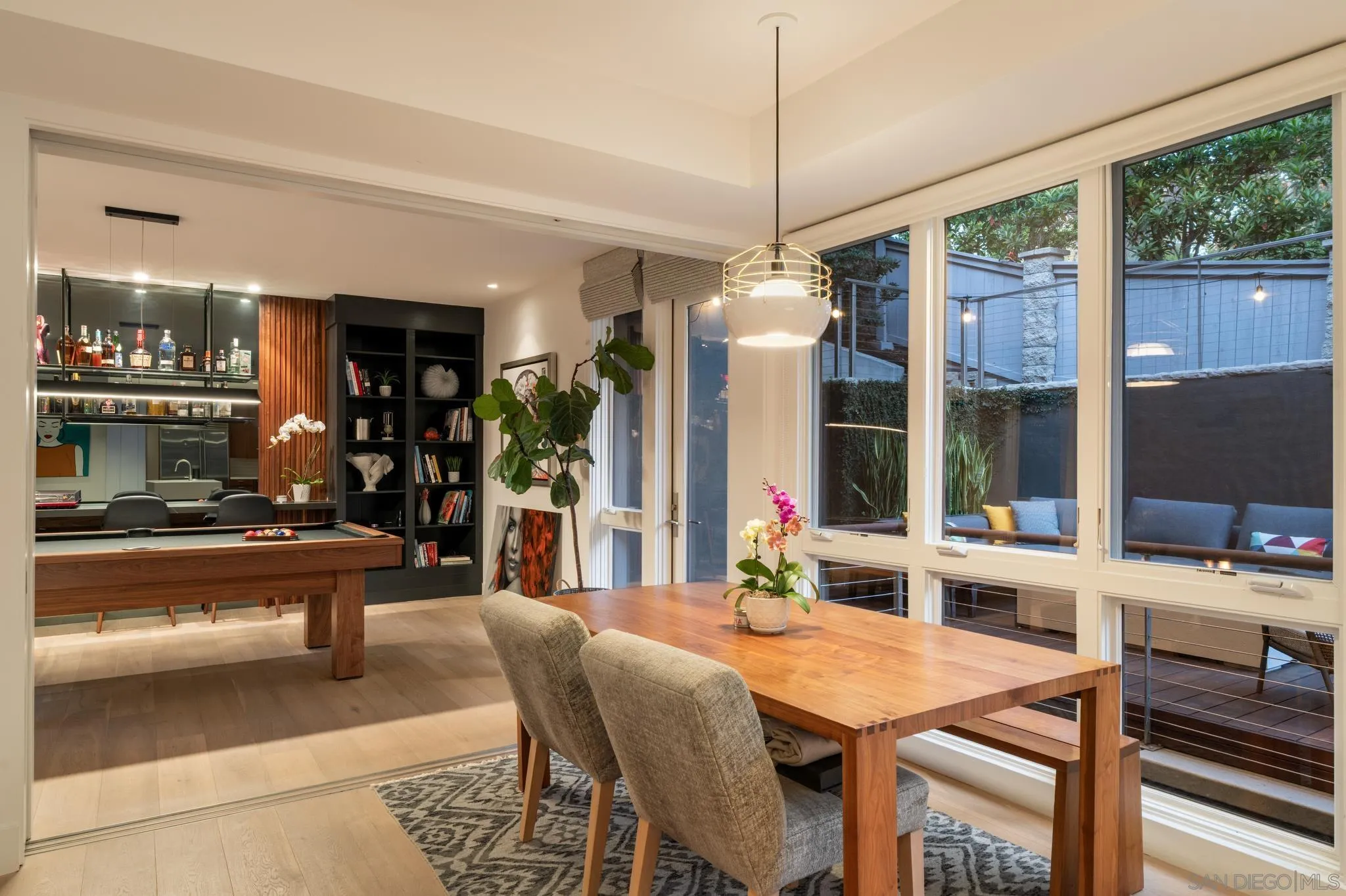 404 Pine Needles Drive Del Mar, CA 92014 - Photo 14 of 71 a view of a dining room with furniture window and outside view