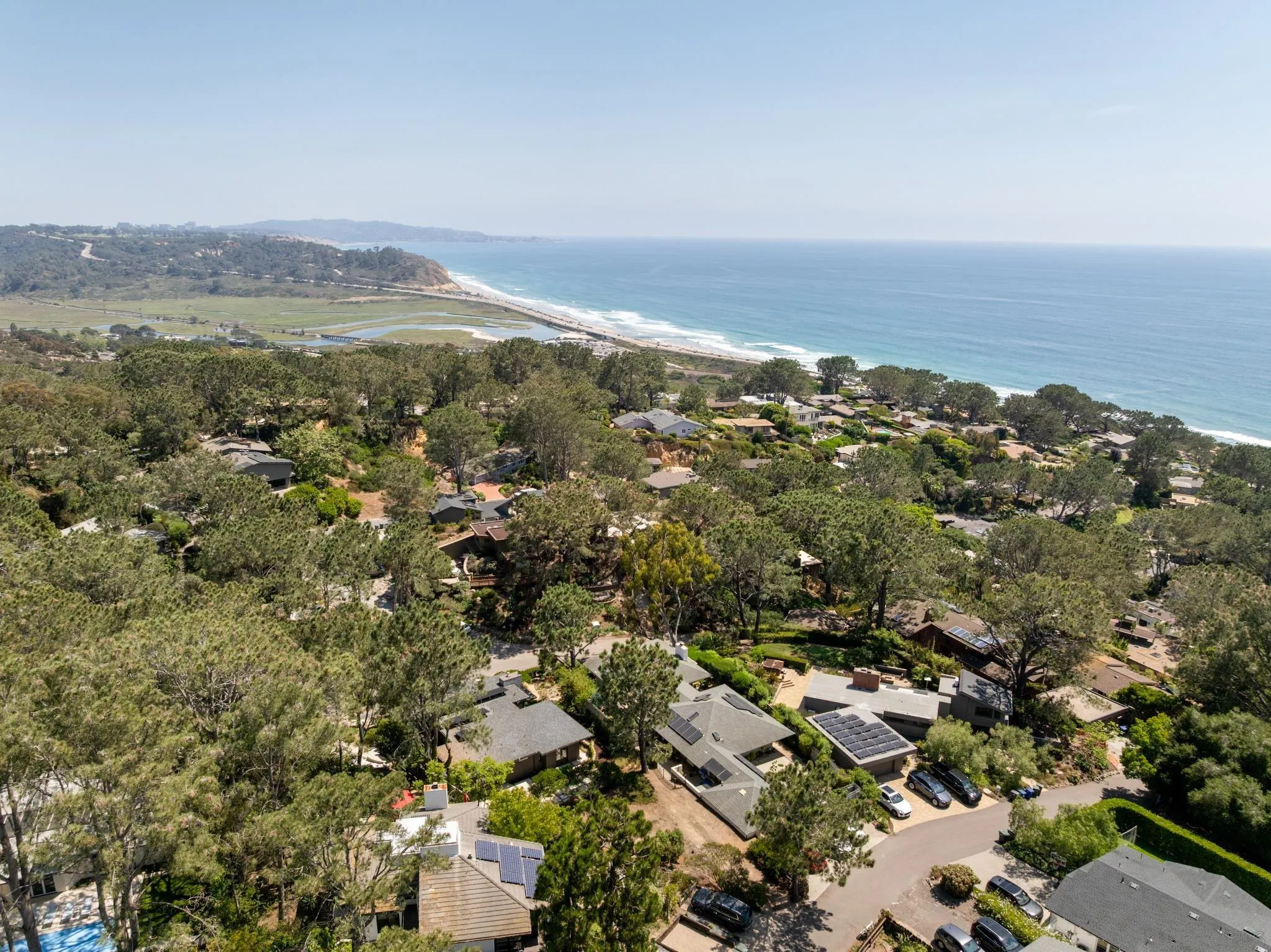 404 Pine Needles Drive Del Mar, CA 92014 - Photo 54 of 71 an aerial view of residential building and green space
