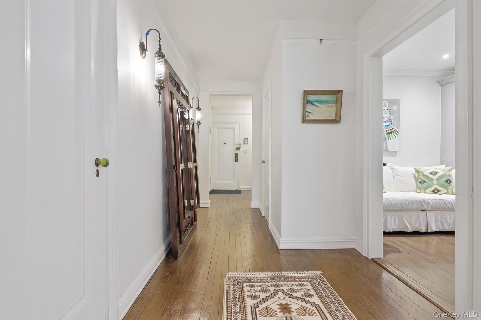 250 Bronxville Road, Unit 2G Bronxville, NY 10708 - Photo 4 of 14 a view of a hallway with wooden floor and entryway