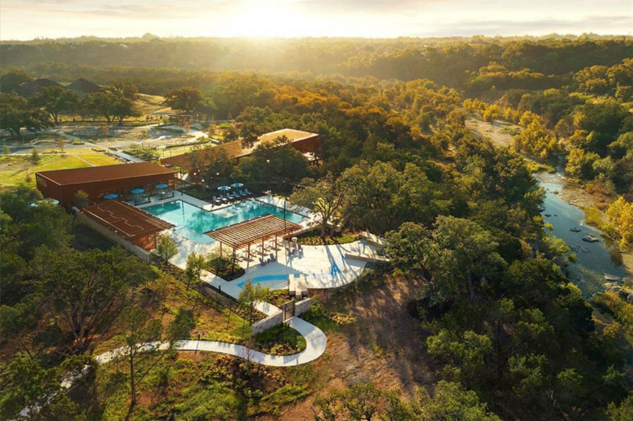 212 Saddle Mountain Road Georgetown, TX 78628 - Photo 30 of 38 a view of city and mountain