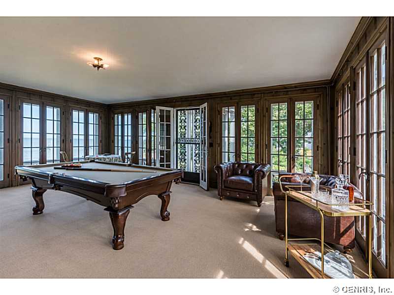 630 Rock Beach Road Irondequoit, NY 14617 - Photo 11 of 25 Den. Conservatory style Billiard Room in the Mansi