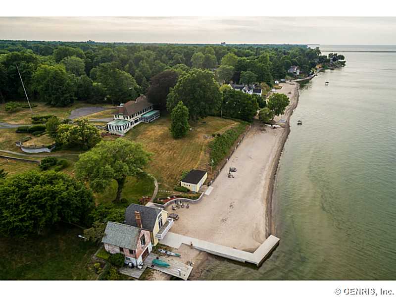 630 Rock Beach Road Irondequoit, NY 14617 - Photo 23 of 25 Waterfront. Aerial photo of the beach! Note the n