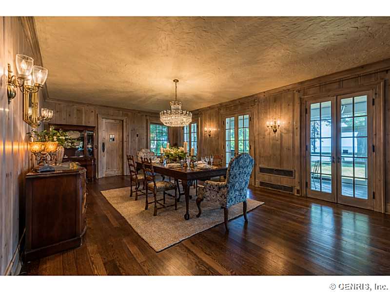 630 Rock Beach Road Irondequoit, NY 14617 - Photo 9 of 25 Dining Room. Large Dining Room with French Doors L
