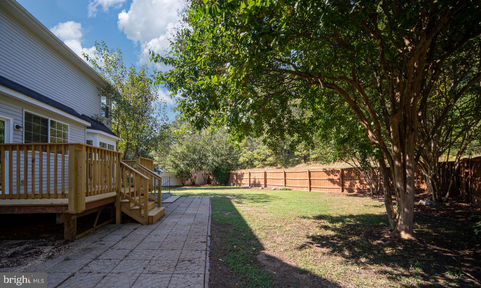 55 Hamstead Road Fredericksburg, VA 22405 - Photo 56 of 58 a view of backyard with a garden