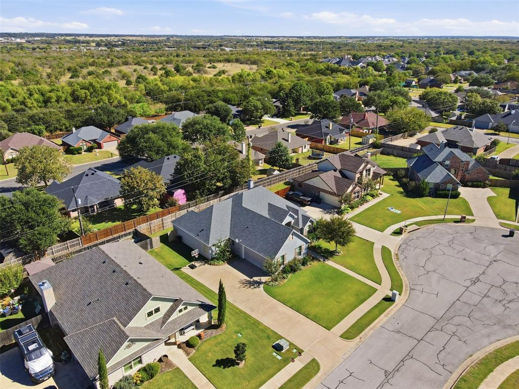 1617 Hawthorne Street Cleburne, TX 76033 - Photo 38 of 40 an aerial view of a house with a outdoor space