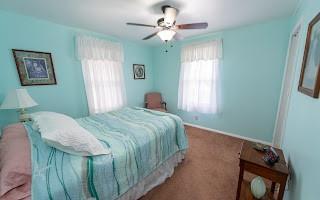 228 Clover Street Pittsburgh, PA 15210 - Photo 35 of 46 a bedroom with a bed and a chandelier