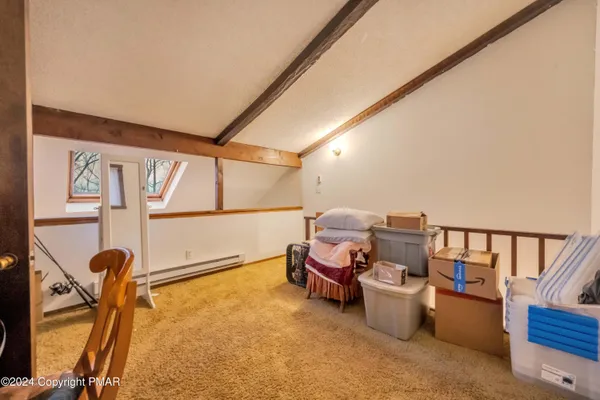 a room with furniture