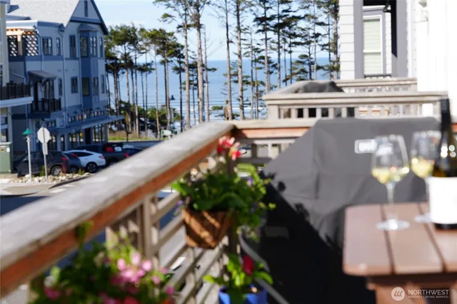 a view of a entryway of a house