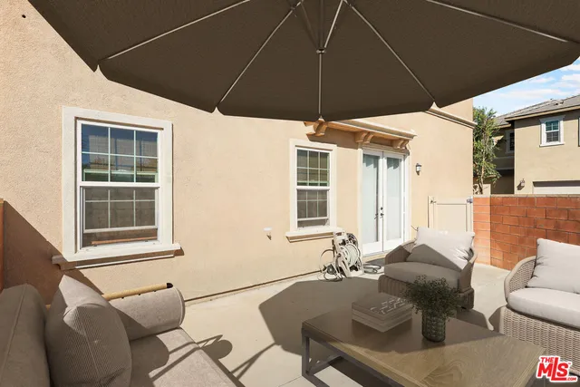 a view of a house with a outdoor space