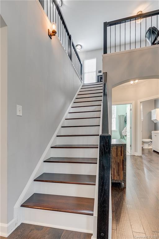 6743 Dusty Saddle Road Charlotte, NC 28277 - Photo 26 of 47 a view of entryway and hall with wooden floor