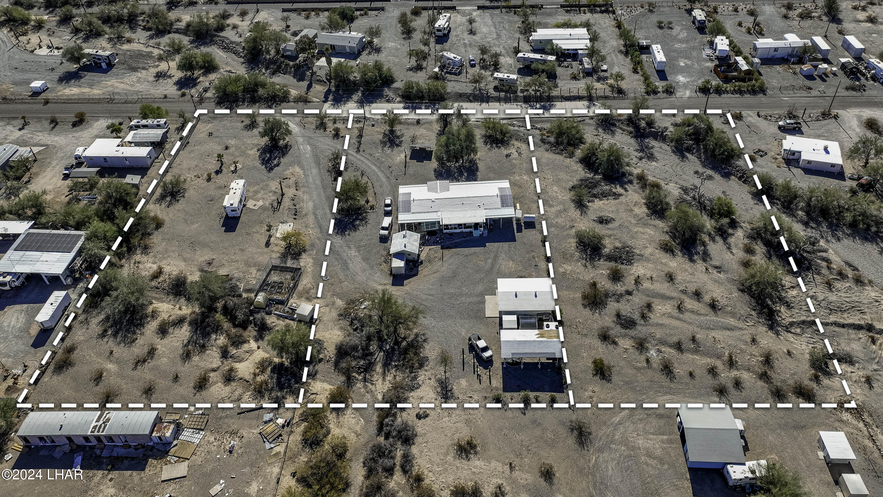416 Sunset Street Quartzsite, AZ 85346 - Photo 1 of 35 Quartzsite second location drone 3 lots-