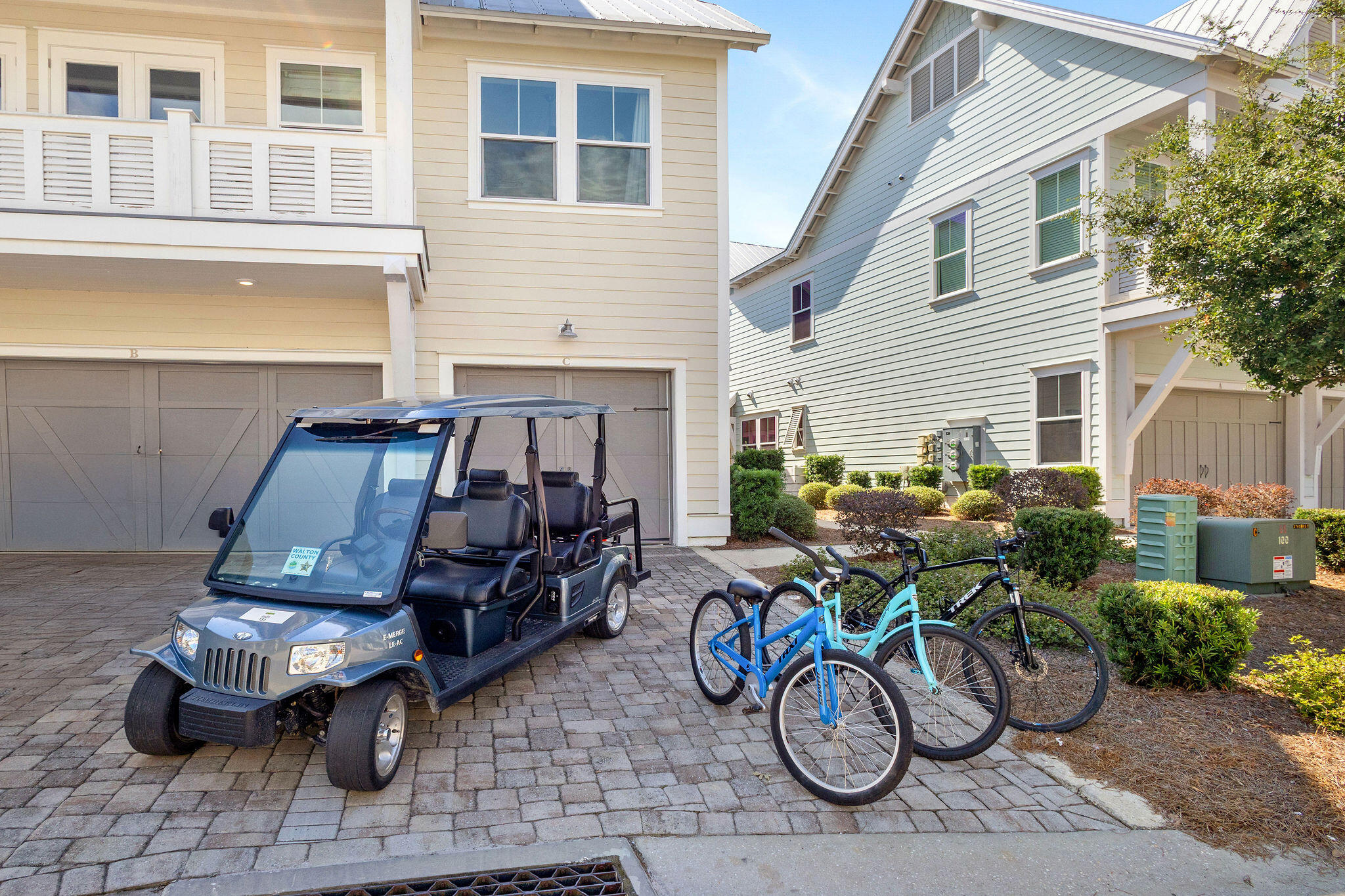 296 Milestone Dr Inlet Beach, Unit C Inlet Beach, FL 32461 - Photo 2 of 51 a couple of bicycles parked in front of a house