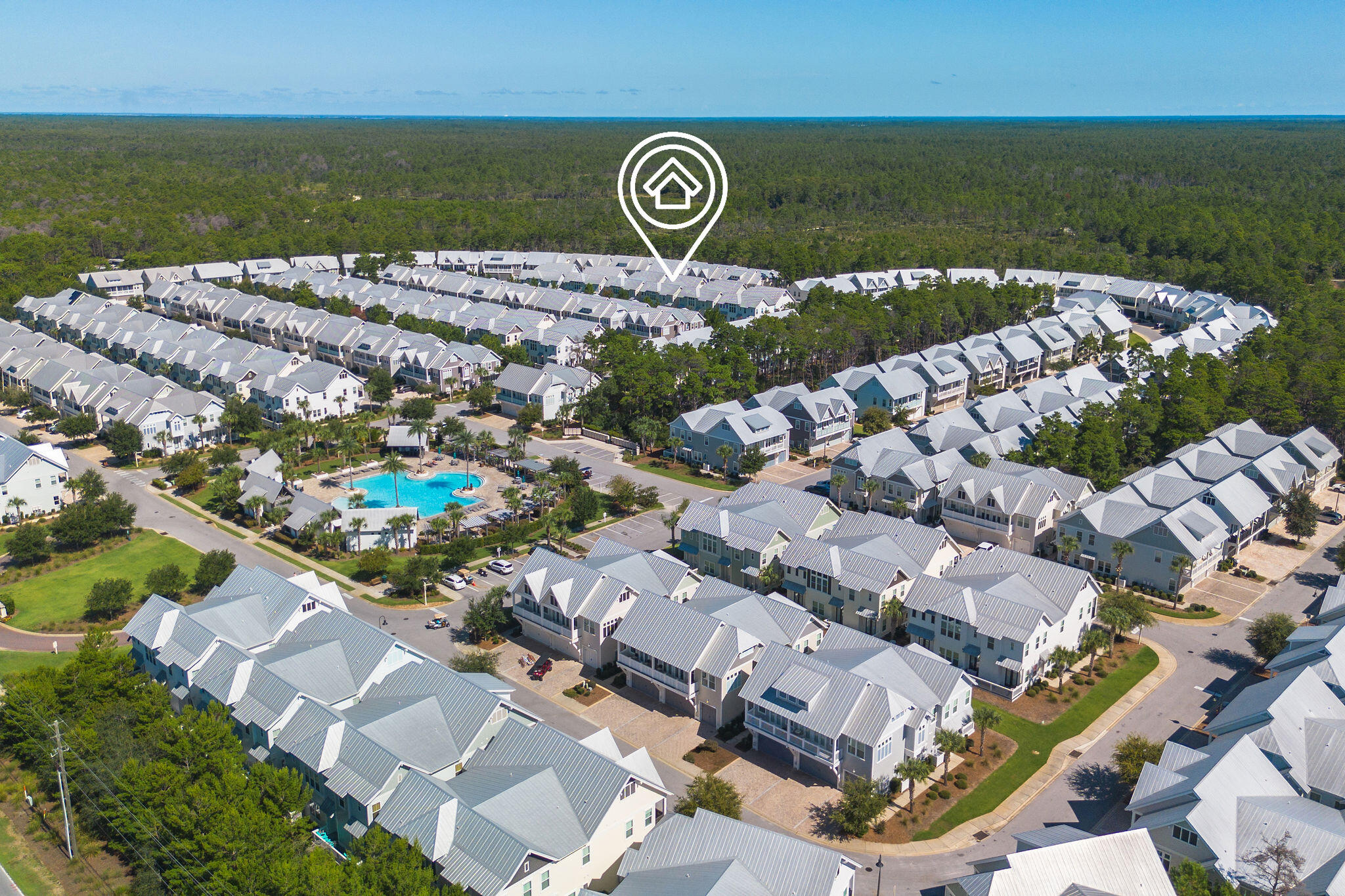 296 Milestone Dr Inlet Beach, Unit C Inlet Beach, FL 32461 - Photo 46 of 51 a view of a city