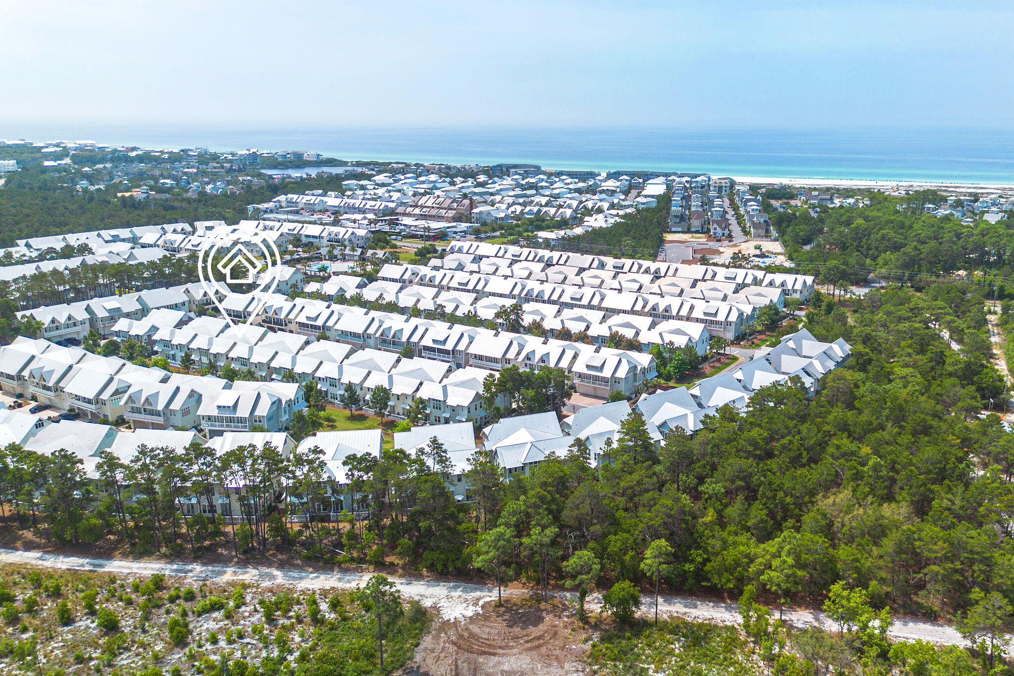 296 Milestone Dr Inlet Beach, Unit C Inlet Beach, FL 32461 - Photo 49 of 51 a view of a city