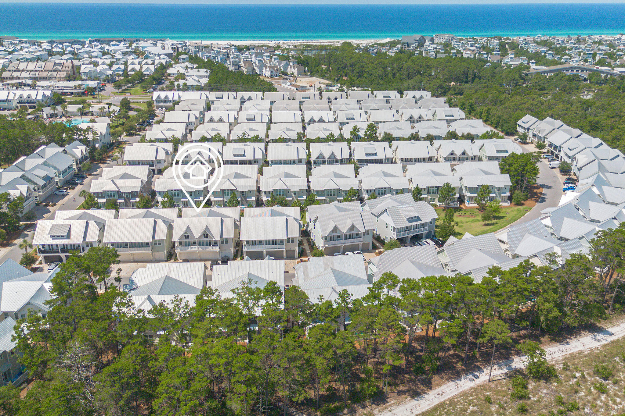 296 Milestone Dr Inlet Beach, Unit C Inlet Beach, FL 32461 - Photo 51 of 51 a view of lake