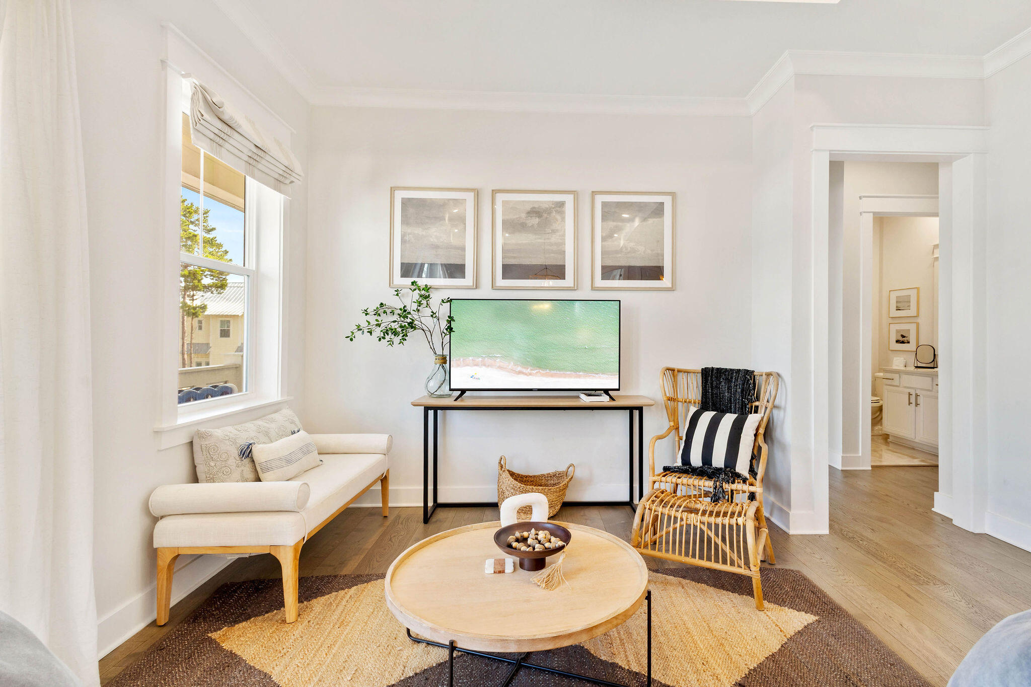 296 Milestone Dr Inlet Beach, Unit C Inlet Beach, FL 32461 - Photo 8 of 51 a living room with furniture and a window