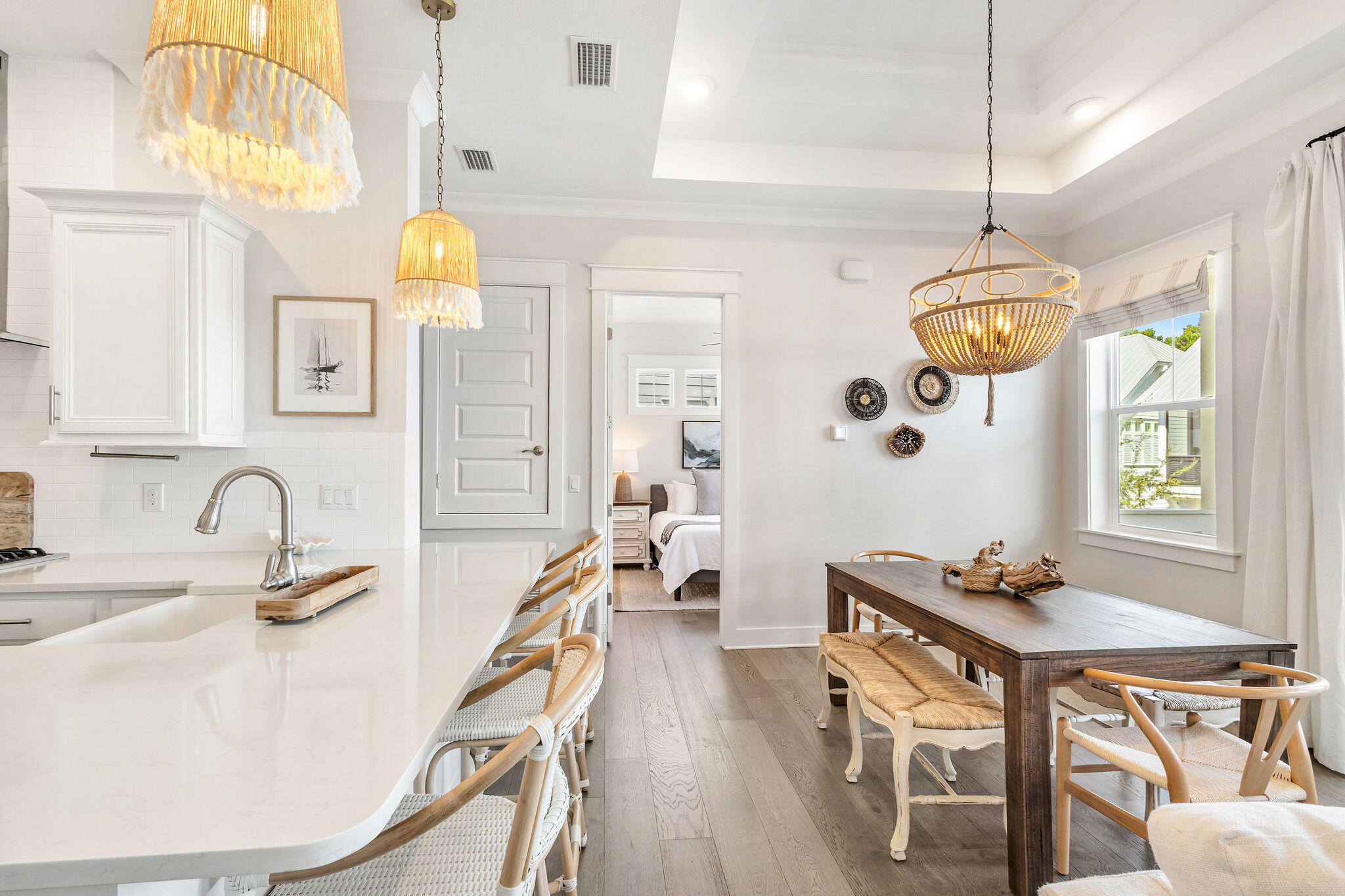 296 Milestone Dr Inlet Beach, Unit C Inlet Beach, FL 32461 - Photo 10 of 51 a kitchen with a table and chairs