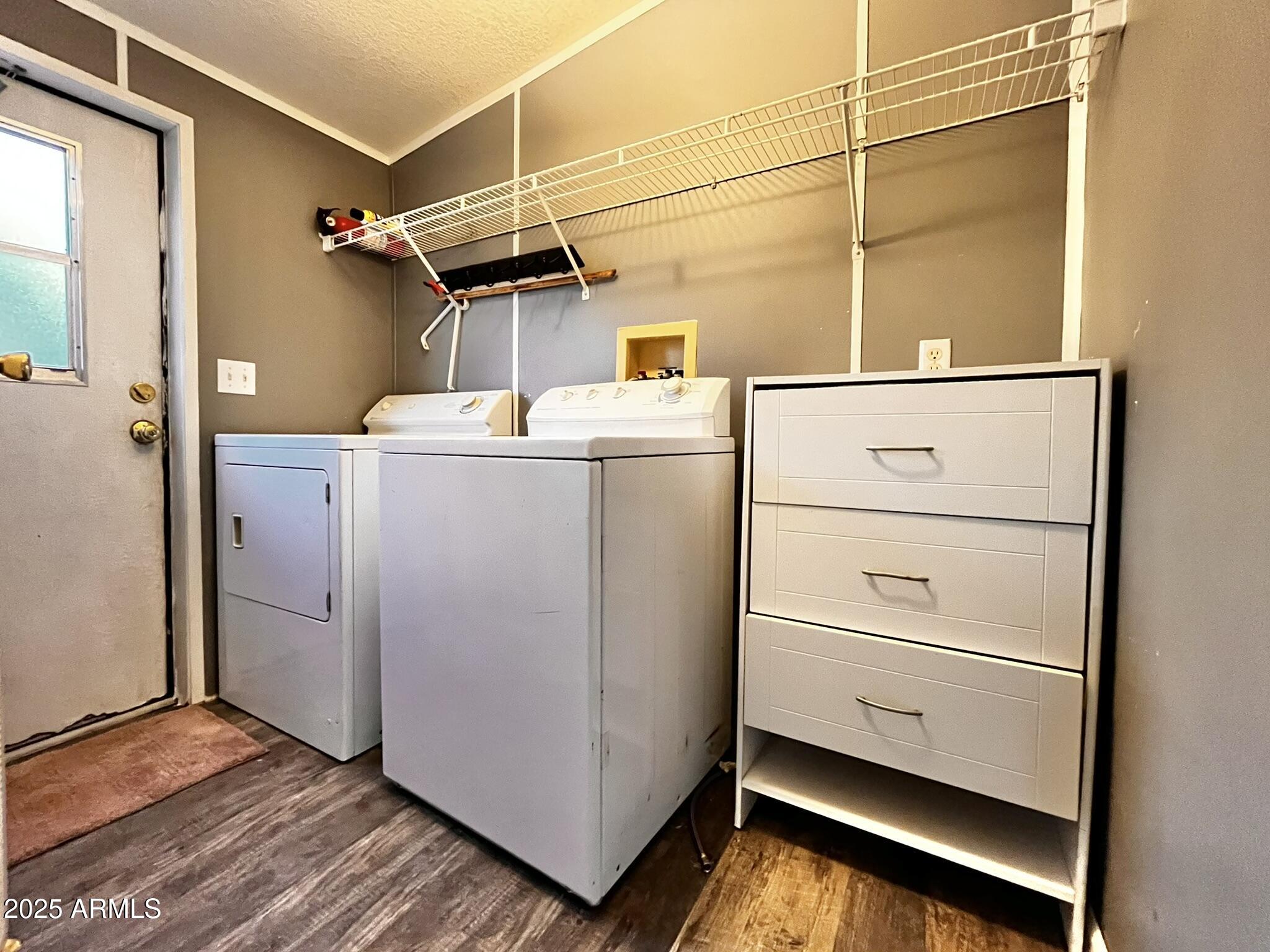 5943 North Bordeaux Road Rimrock, AZ 86335 - Photo 23 of 38 a utility room with dryer and washer