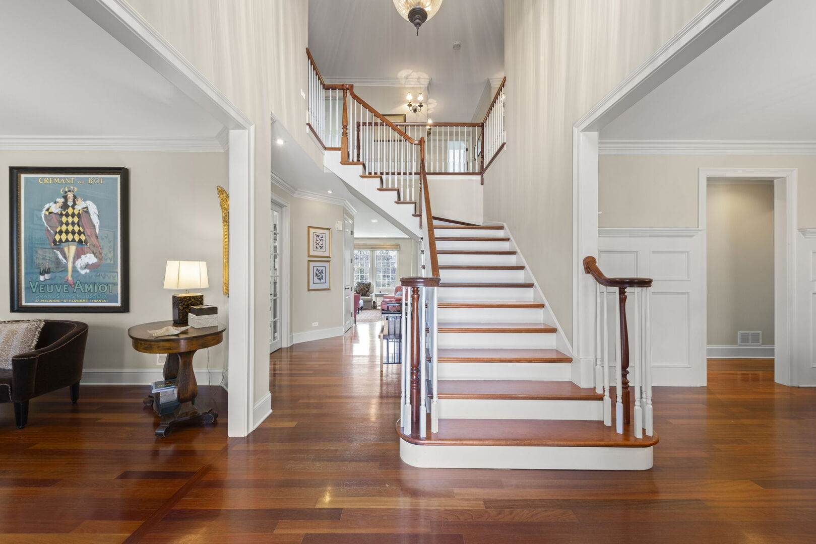 4804 Northcott Avenue Downers Grove, IL 60515 - Photo 2 of 36 a view of entryway livingroom and hall with wooden floor