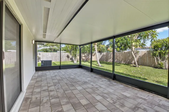 a view of a room with window