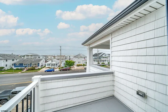 a terrace view with sitting space