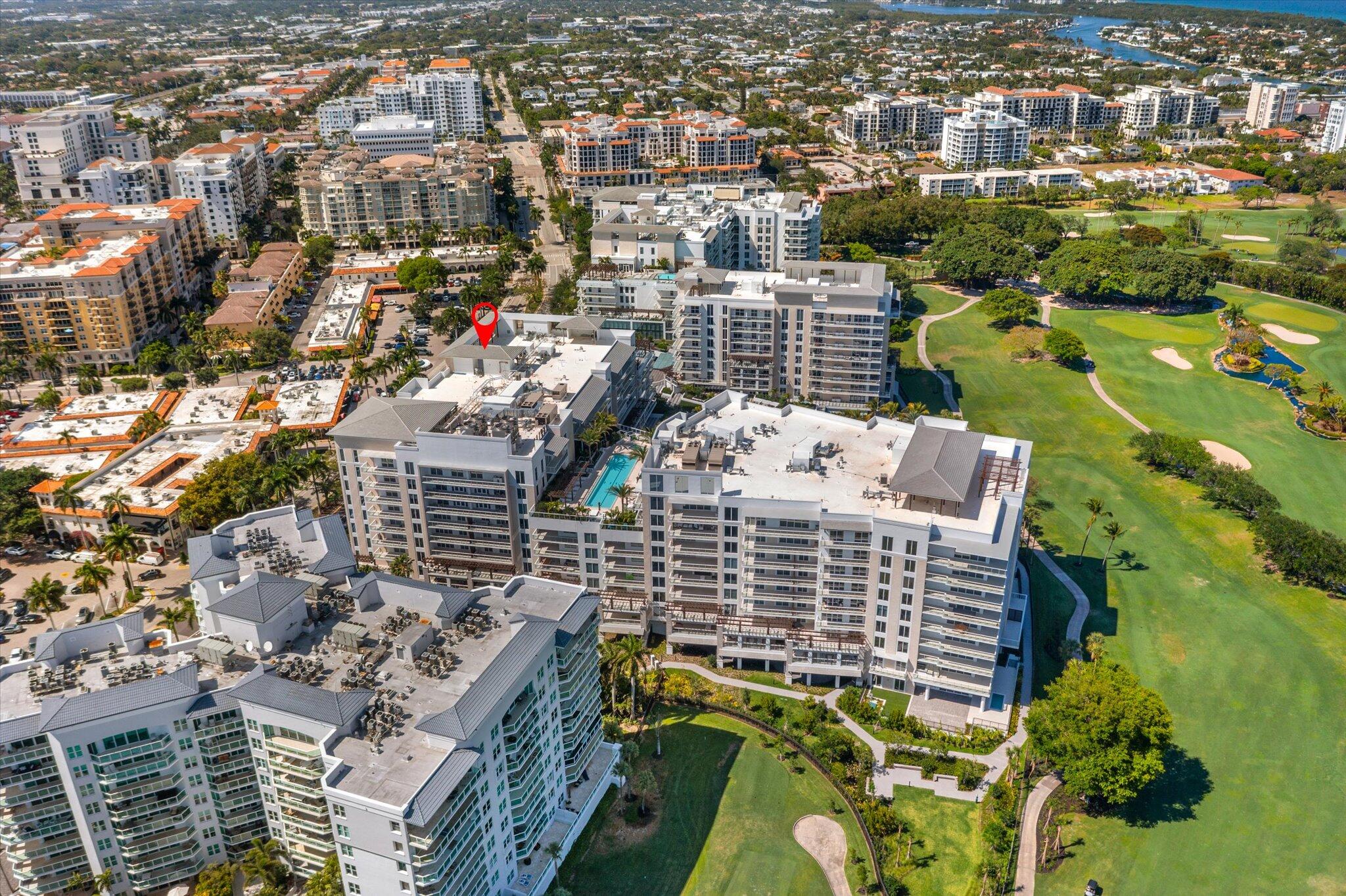 220 Southeast Mizner Boulevard, Unit 609 Boca Raton, FL 33432 - Photo 62 of 63 an aerial view of a city