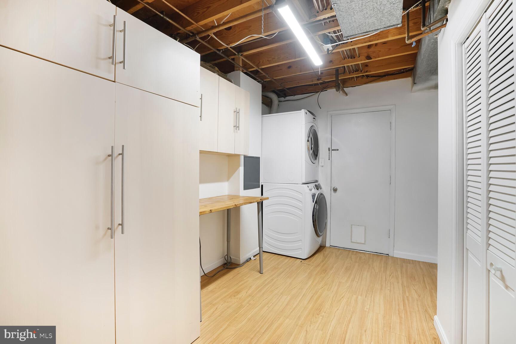 8618 Crestview Drive Fairfax, VA 22031 - Photo 21 of 33 a view of a storage & utility room with washer and dryer